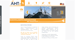 Desktop Screenshot of aht-energy.com